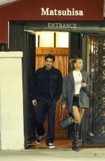 KATARINA DEME and Matthew Morton on a Dinner Date at Matsuhisa in Beverly Hills 01/18/2024
