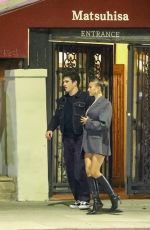 KATARINA DEME and Matthew Morton on a Dinner Date at Matsuhisa in Beverly Hills 01/18/2024