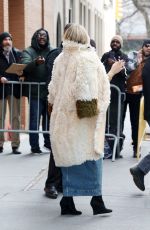 KATE HUDSON Arrives at The View Studios in New York 01/04/2024