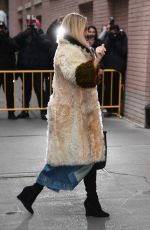 KATE HUDSON Arrives at The View Studios in New York 01/04/2024