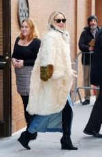 KATE HUDSON Arrives at The View Studios in New York 01/04/2024