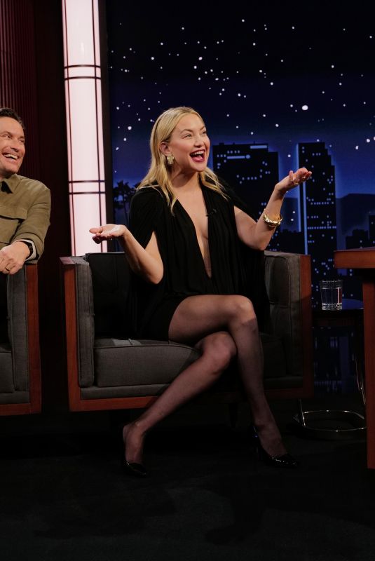 KATE HUDSON at Jimmy Kimmel Live! 01/22/2024