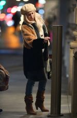 KATE HUDSON at Via Carota with a Friend in New York 01/04/2024