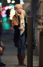 KATE HUDSON at Via Carota with a Friend in New York 01/04/2024