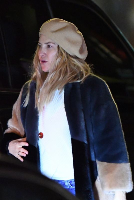 KATE HUDSON at Via Carota with a Friend in New York 01/04/2024