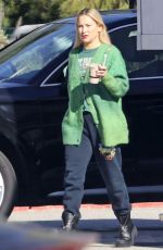 KATE HUDSON Leaves Shell Set Trailer in Los Angeles 01/18/2024