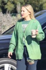 KATE HUDSON Leaves Shell Set Trailer in Los Angeles 01/18/2024