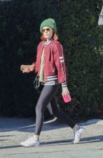 KATE MARA Leaves Pilates Session in Los Angeles 01/09/2024