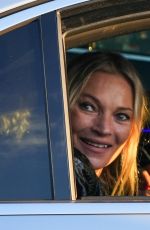 KATE MOSS Leaves Dior Fashion Show at Paris Fashion Week 01/19/2024