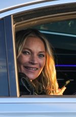 KATE MOSS Leaves Dior Fashion Show at Paris Fashion Week 01/19/2024