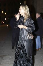 KATE MOSS Leaves Her Hotel in Paris 01/19/2024