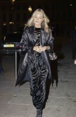 KATE MOSS Leaves Her Hotel in Paris 01/19/2024