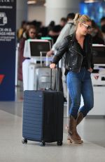 KATHERINE HEIGL and Josh Kelley at LAX in Los Angeles 01/17/2024