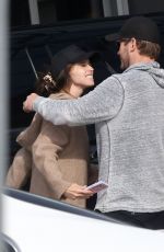KATHERINE SCHWARZENEGGER and Chris Pratt Out Kissing in Los Angeles 01/06/2024