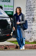 KATHERINE SCHWARZENEGGER Leaves a Hair Salon in Beverly Hills 01/19/2024
