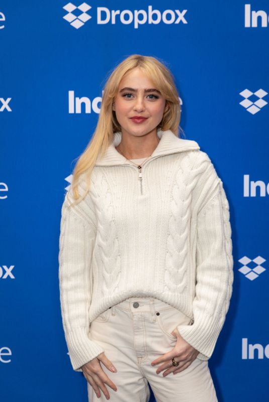 KATHRYN NEWTON at IndieWire Sundance Studio Presented by Dropbox in Park City 01/21/2024