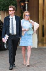KATHY HILTON Leaves Maybourne Hotel in Beverly Hills 01/30/2024