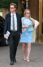 KATHY HILTON Leaves Maybourne Hotel in Beverly Hills 01/30/2024