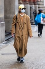 KATIE HOLMES Heading to Subway in New York 01/25/2024