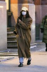 KATIE HOLMES Out and About in New York 01/22/2024