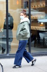 KATIE HOLMES Out and About in New York 01/29/2024
