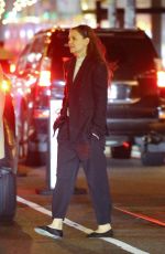 KATIE HOLMES Out for Dinner with Michael Fitzgerald in New York 01/10/2024