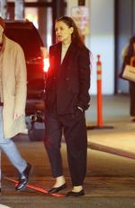KATIE HOLMES Out for Dinner with Michael Fitzgerald in New York 01/10/2024