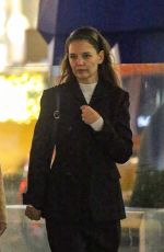 KATIE HOLMES Out for Dinner with Michael Fitzgerald in New York 01/10/2024