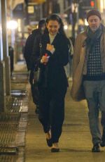 KATIE HOLMES Out for Dinner with Michael Fitzgerald in New York 01/10/2024