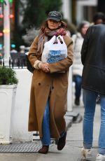 KATIE HOLMES Out Shopping on New Year