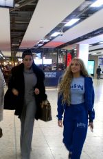 KATIE PRICE and PRINCESS ANDRE Arrives Back in UK from Ireland 01/17/2024