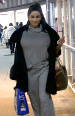 KATIE PRICE and PRINCESS ANDRE Arrives Back in UK from Ireland 01/17/2024