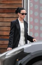 KATY PERRY Out Shopping at Maxfield in Los Angeles 01/25/2024