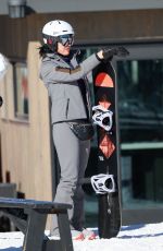 KATY PERRY Out Snowboarding in Aspen 01/06/2024