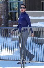 KATY PERRY Out Snowboarding in Aspen 01/06/2024