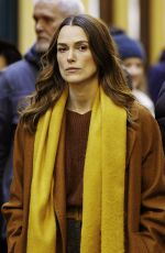KEIRA KNIGHTLEY on the Set of Netflix Thriller Black Doves in London 01/07/2024