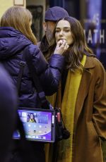 KEIRA KNIGHTLEY on the Set of Netflix Thriller Black Doves in London 01/07/2024