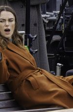 KEIRA KNIGHTLEY on the Set of Netflix Thriller Black Doves in London 01/07/2024