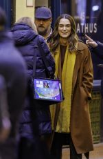 KEIRA KNIGHTLEY on the Set of Netflix Thriller Black Doves in London 01/07/2024