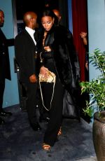 KELLY ROWLAND Arrives at The Fleur Room in West Hollywood 01/06/2024