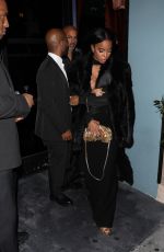 KELLY ROWLAND Arrives at The Fleur Room in West Hollywood 01/06/2024