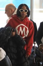 KELLY ROWLAND at LAX Airport in Los Angeles 01/10/2024