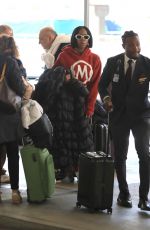 KELLY ROWLAND at LAX Airport in Los Angeles 01/10/2024