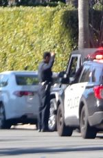 KENDALL JENNER and HAILEY BIEBER Get Pulled Over by Police in Beverly Hills 01/09/2024