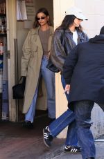 KENDALL JENNER and HAILEY BIEBER Leaves Nate