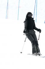 KENDALL JENNER and KIM and KHLOE KARDASHIAN at Buttermilk Mountain in Aspen 01/18/2024