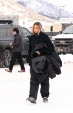 KENDALL JENNER and KIM and KHLOE KARDASHIAN at Buttermilk Mountain in Aspen 01/18/2024