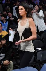 KENDALL JENNER at Oklahoma City Thunder vs Los Angeles Lakers Game at Crypto.com Arena in Los Angeles 01/15/2024
