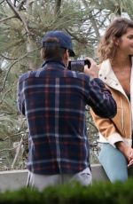 KENDALL YATES and Luke Wilson Out at a Park in Los Angeles 01/21/2024