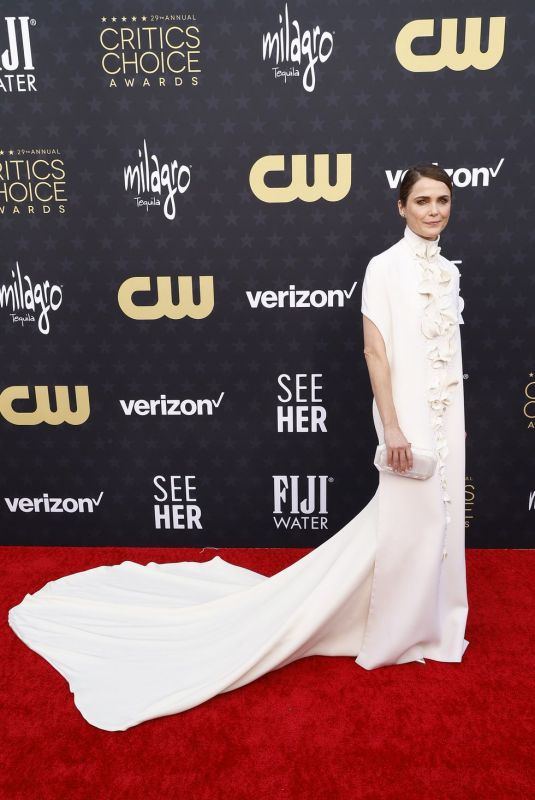KERI RUSSELL at 2024 Critics Choice Awards in Santa Monica 01/14/2024